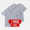 V-neck T-shirt GREY (1Pack)(3PCS.)