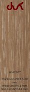 กระเบื้องยางลายไม้ STARFLEX WOOD 2 mm.