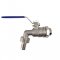 SS 1/2inch Tap/Ball Valve with 13mm Barb