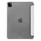 เคส Momax รุ่น Flip Cover Case with Apple Pencil Holder - iPad Pro 12.9" (5th Gen 2021) - Clear Light Gray