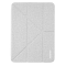 เคส Momax รุ่น Flip Cover Case with Apple Pencil Holder - iPad Pro 12.9" (5th Gen 2021) - Clear Light Gray