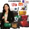 กระเป๋าสะพายข้าง แบรนด์ Hobs(100% Genunie) รุ่น Hobs Damier หนังPU กันน้ำ