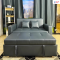 ECF Furniture DANDY SOFA BED PVC Sleeper Sofa with Pull Out Bed & Adjustable Backrest(color option)(copy)