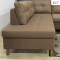 ECF Furniture SOFA L-SHAPE (POLO) 100%Polyester fabric