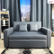 ECF Furniture DANDY SOFA BED Sleeper Sofa with Pull Out Bed & Adjustable Backrest(color option)