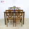 ECF Furniture ชุดโต๊ะทานอาหาร 4 ที่นั่ง รุ่น Latte