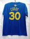 เสื้อบาส Curry Golden State Warriors เบอร์ 30 สีฟ้า