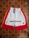 กางเกง NBA Miami Heat สีขาว-แดง