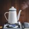 Vintage Enamel Teapot-1L (White) กาน้ำอีนาเมล ความจุ 1 ลิตร (สีขาว)