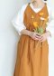 V-NECK Cotton Apron