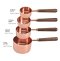 Set of 4 / Measuring Cup, Rose Gold