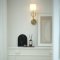 U-Shape Black Marble Serve Board