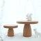 Mushroom Wooden Cake Stand