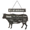 ป้ายเหล็ก Cut of Beef, Wall Planqe