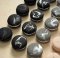 Set of 5, Marble Macaron Model