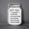 Kitchen Rules Wall Plaque (Metal)