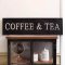 COFFEE & TEA Metal Wall Decor