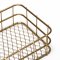 Black / Gold Metal Wire Basket