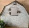 Metal Farmhouse Barn Birdhouse (White)