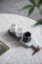 S/4 Marble Condiment Cups&Tray
