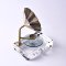 Metal & Crystal Gramophone Ornament