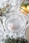 White & Clear Plastic Plates