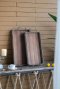 Metal Rim Wooden Trays