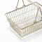 Wired Metal Basket / Black, White (Size M)