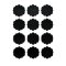 Removable Sticker Chalk Labels, Set of 24 pcs.