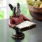 Resin Boston Terrier Card Holder