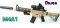 ปืนเจลไฟฟ้ารุ่นM4A1ABSสีทรายดำพร้อมแบตสายชาร์จดอท3รุ่นไฟฉายเลเซอร์กิ๊บมือที่เก็บเสียงกระสุนเจลพร้อมส่ง