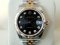 Rolex Datejust Steel & Pink Gold 2กษัตย์ หน้าคอมดำ เพชรใน สายจูบิลี่ตัน Size Boy (นาฬิกามือสอง,นาฬิกาRolexมือสอง)