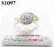 แหวนเพชรแท้ธรรมชาติ (Natural Diamonds)  น้ำงามที่สุด (Perfect Heart&Arrow Ideal Cut)  0.64 Ct.  เพชรแท้ธรรมชาติ H&A-รัชเชี่ยนคัท 49 เม็ด (น้ำ100-99%) ทองคำเปอร์เซ็นต์สูงสุด หนัก 2.400 g.