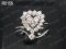 แหวนเพชร Heart & Arrow น้ำ 99 %
