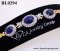 สร้อยข้อมือไพลินพม่าหลังเบี้ย (Certificate Natural Burma Blue Sapphire )  29.38 ct.