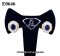 ต่างหูไพลินพม่าเจียระไน (Certificate Natural Ceylon Royal Blue Sapphire) 2.94 ct.
