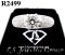 แหวนเพชรแท้ธรรมชาติ (Natural Diamonds) น้ำงามที่สุด (Perfect Heart&Arrow Ideal Cut) 1.43 Ct.  เพชรกลาง 0.73 Ct. มีใบCer F color (น้ำ 98%)/VVS 3Ex/None Flu เพชรบ่า 0.70 Ct. 30 เม็ด (น้ำ 100-99%) White gold เปอร์เซ็นต์สูงสุด หนัก 4.300  g.