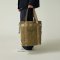 QUILTED RIPSTOP TOTE ( BLACK )
