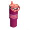 The Varsity Iceflow™ Flip Straw Tumbler  30 OZ FUCSHIA MESH