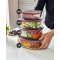 Black + Blum STACK + NEST GLASS FOOD CONTAINERS SET OF 4