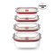 Black + Blum STACK + NEST GLASS FOOD CONTAINERS SET OF 4