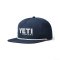 YETI COOLERS FLAT BRIM ROPE HAT NAVY
