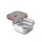 Black+Blum MULTI-FUNCTION FOOD BOX SQUARE SMALL - GREY / RED