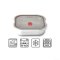 Black+Blum MULTI-FUNCTION FOOD BOX SQUARE SMALL - GREY / RED