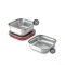 Black+Blum MULTI-FUNCTION FOOD BOX SQUARE SMALL - GREY / RED