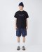 Snow Peak HQ TOPOGRAPHIC MAP T-SHIRT ( BLACK )