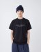 Snow Peak HQ TOPOGRAPHIC MAP T-SHIRT ( BLACK )