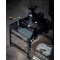 UNITO SORO TABLE ACRYLIC CLEAR BLACK