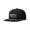 YETI COOLERS FLAT BRIM ROPE HAT BLACK