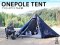 ONE POLE TENT 5PP BLACK